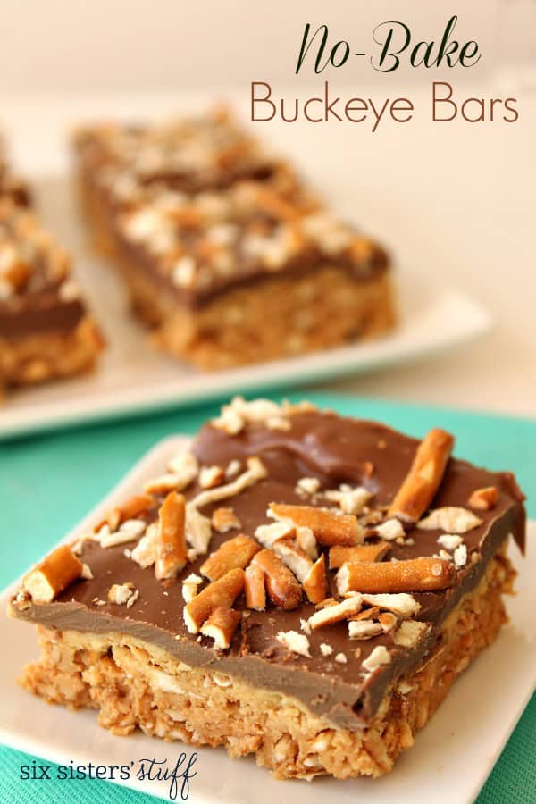 No-Bake Buckeye Bars Recipe