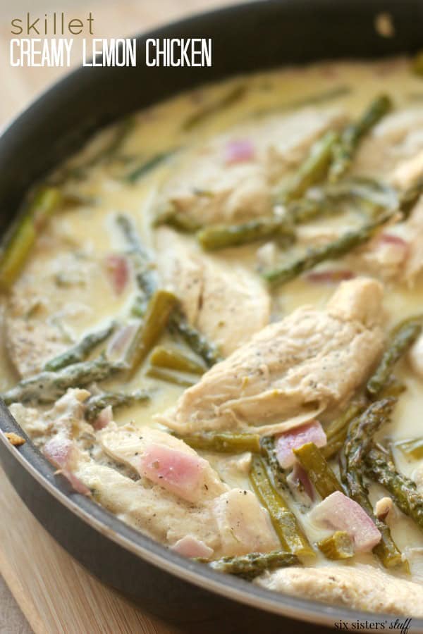 Skillet Creamy Lemon Chicken Recipe