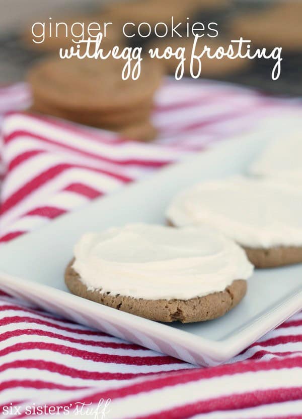 Ginger Cookies with Egg Nog Frosting Recipe