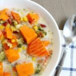 slow cooker sweet potato chowder