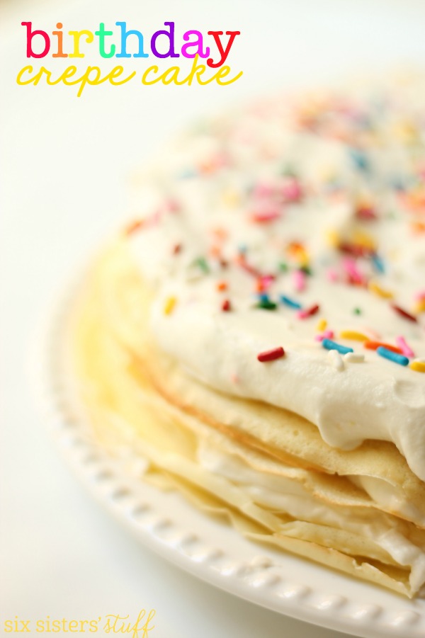 Birthday Crepe Cake Recipe