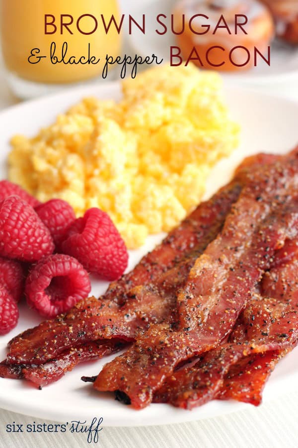 Brown Sugar and Black Pepper Bacon Recipe