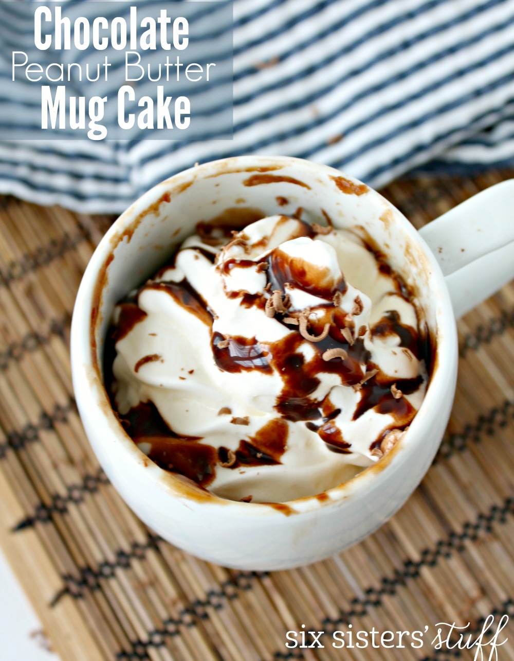 Chocolate Peanut Butter Mug Cake Recipe