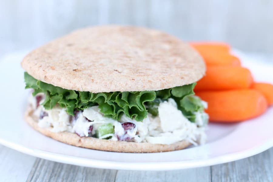 Delicious Skinny Chicken Salad Sandwich