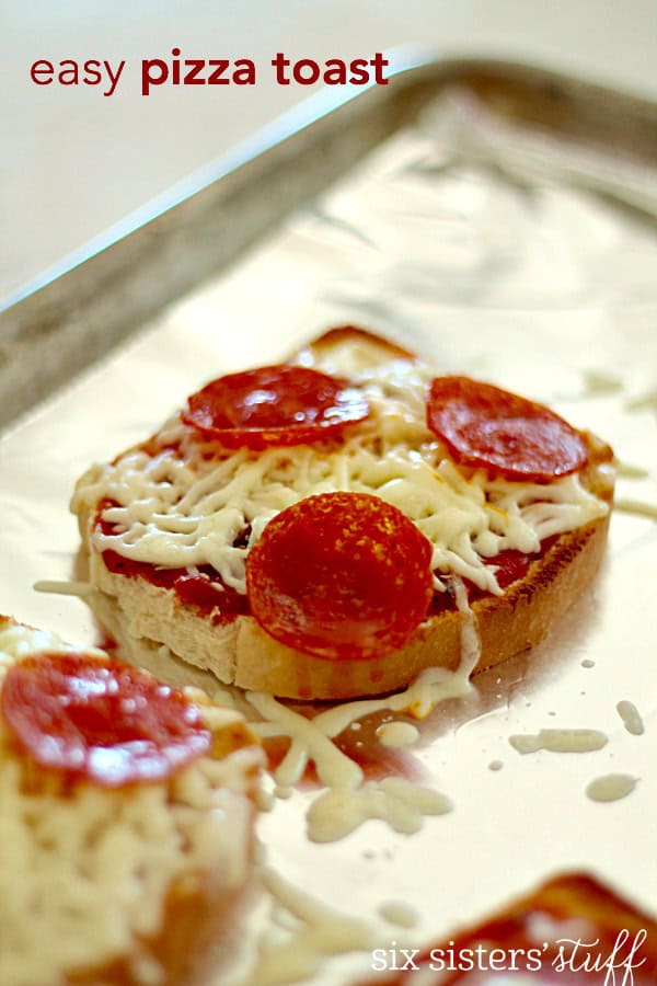 Easy Pizza Toast Recipe