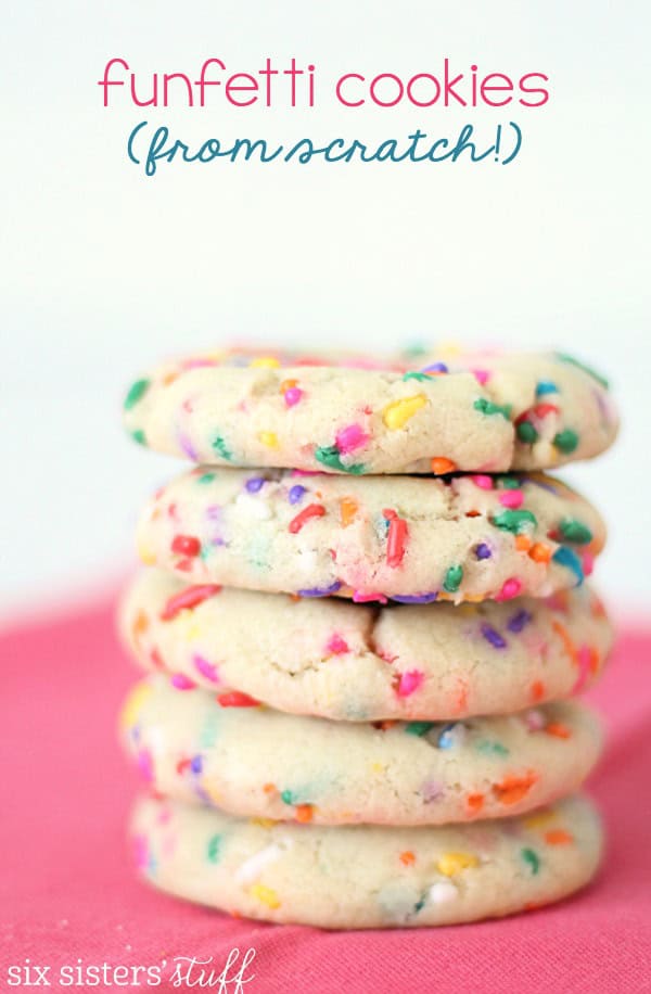 Funfetti Cookies Recipe (from scratch!)