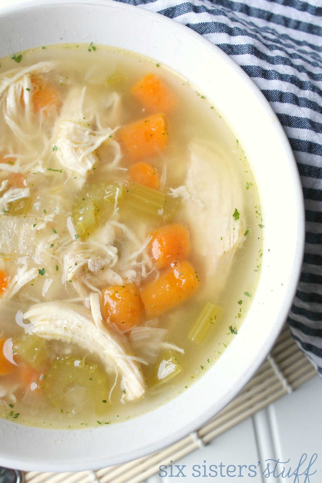 Instant Pot Healthy Chicken Vegetable Soup Recipe