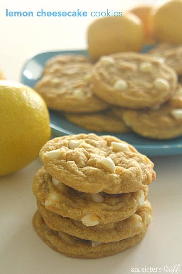 lemon cheesecake pudding cookies