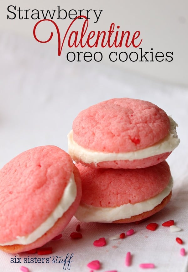 Strawberry Valentine Oreo Cookies Recipe