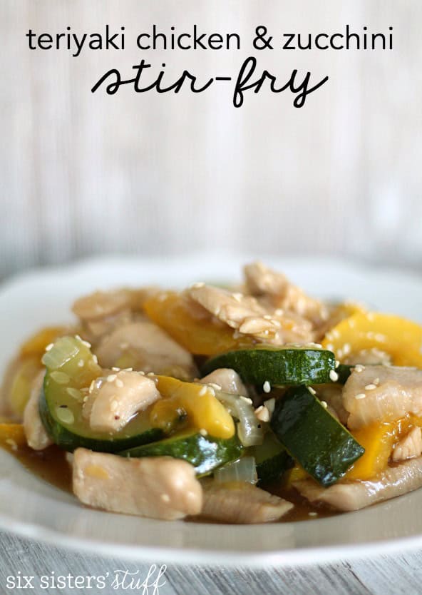 Teriyaki Chicken & Zucchini Stir-Fry Recipe