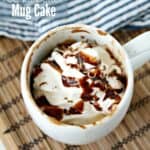 Chocolate Peanut Butter Mug Cake