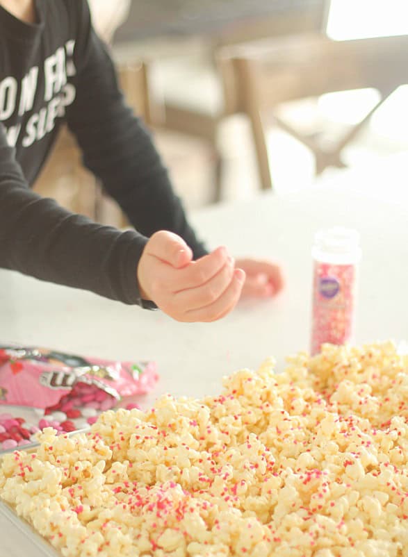 popcorn with sprinkles