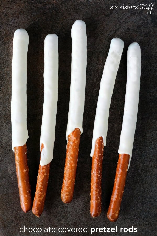 Chocolate Covered Pretzel Rods Recipe