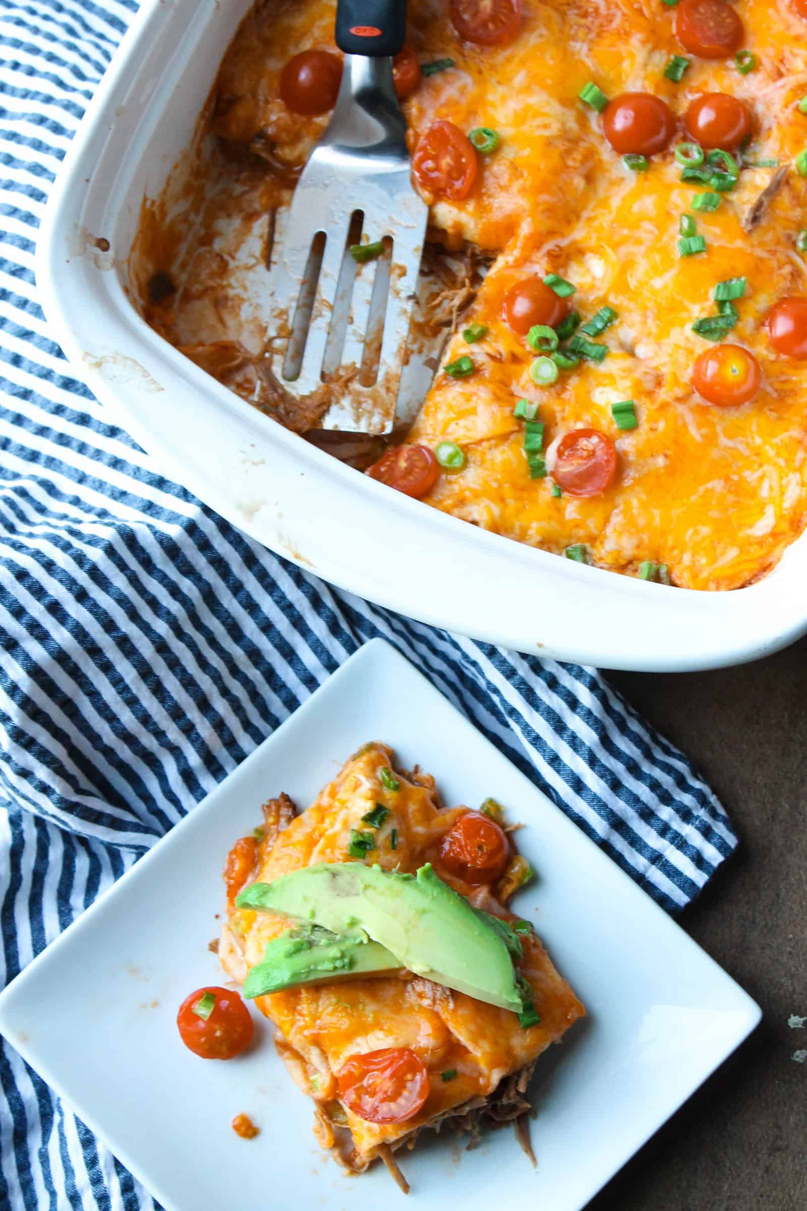 Instant Pot Shredded Beef Enchiladas Recipe