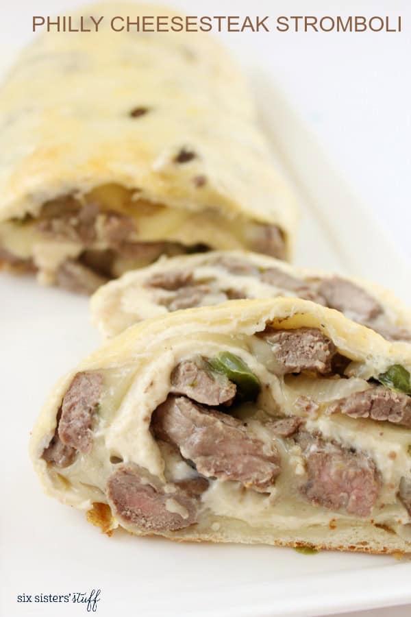 Philly Cheesesteak Stromboli