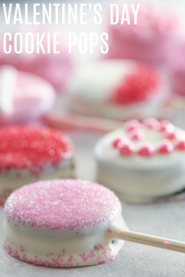 Valentine’s Day Cookie Pops