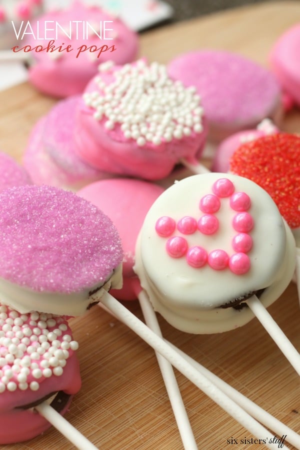 Valentine’s Day Cookie Pops Recipe