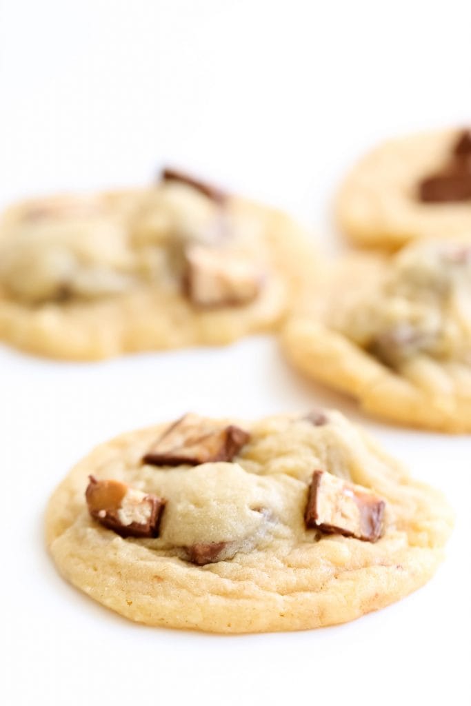 soft snickers cookies
