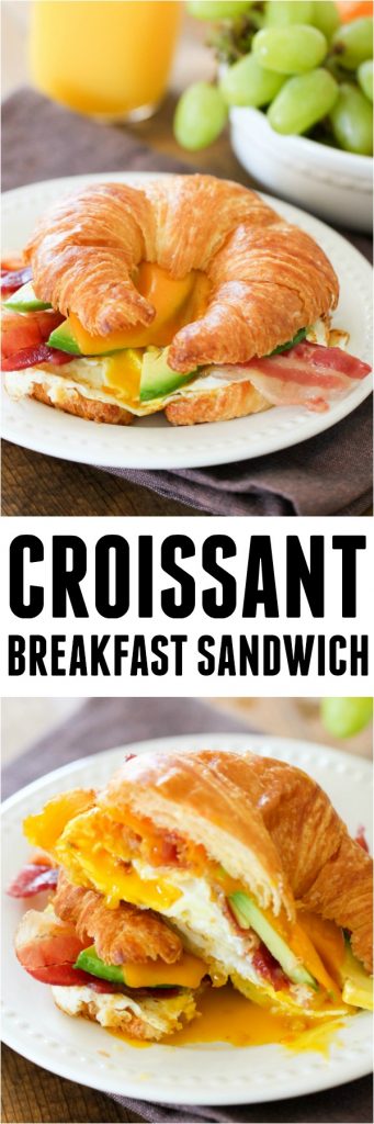 Croissant Breakfast Sandwich