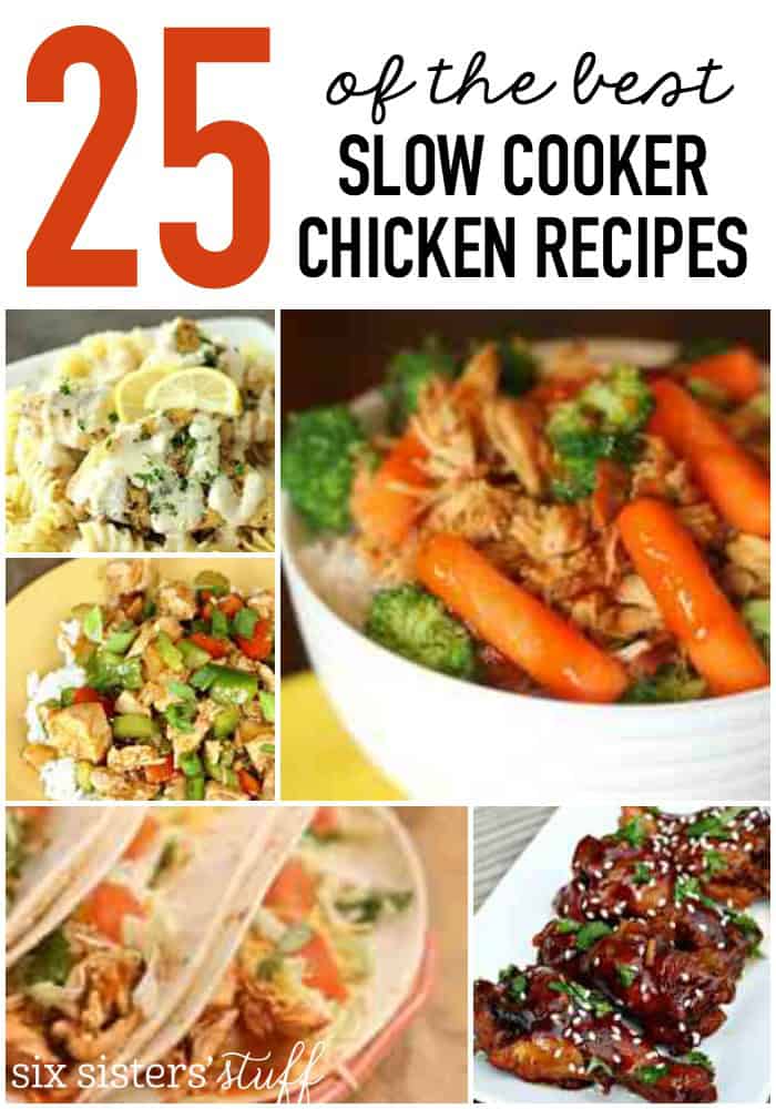 25 of the BEST Slow Cooker Chicken Recipes