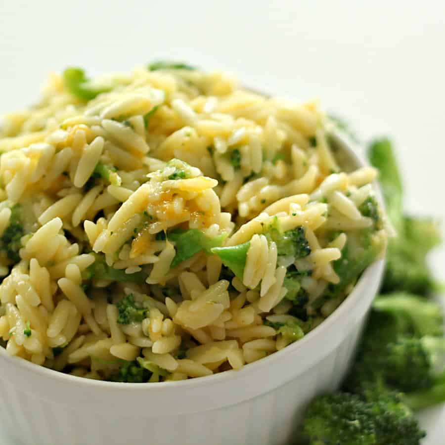 Broccoli and Cheese Orzo Recipe