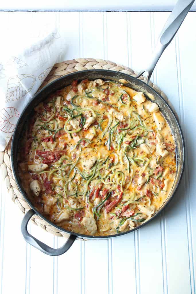 zucchini tuscan skillet