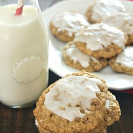 iced oatmeal cookies