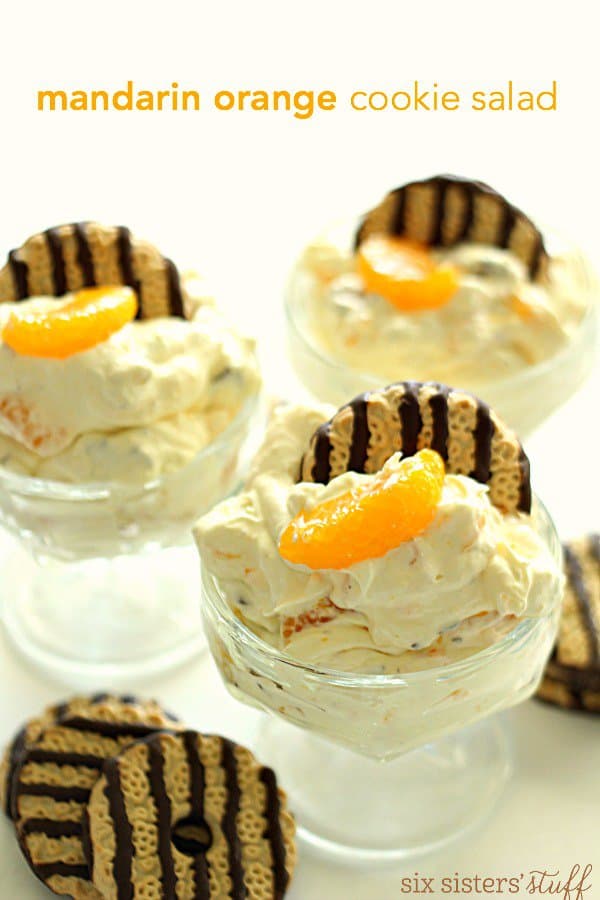 Mandarin Orange Cookie Dessert Salad