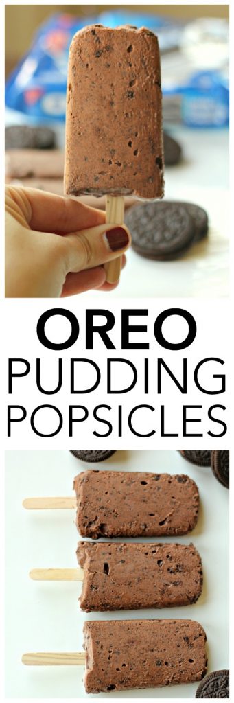 Oreo Pudding Popsicles on SixSistersStuff