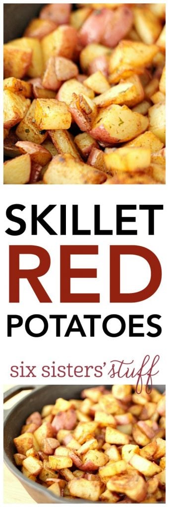 Skillet Red Potatoes finished cooking