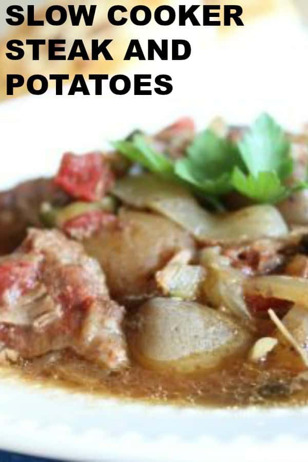 Best Crockpot Steak and Potatoes · The Typical Mom