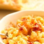 how to make macaroni and cheese with bacon at home