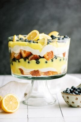 lemon blueberry trifle