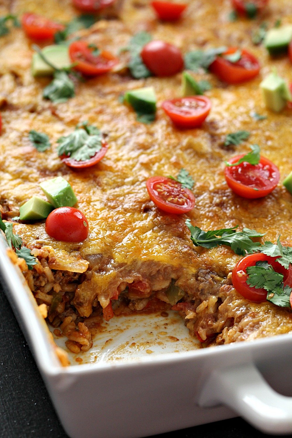 The Best Spanish Beef and Rice Bake Recipe (Mexican Casserole)
