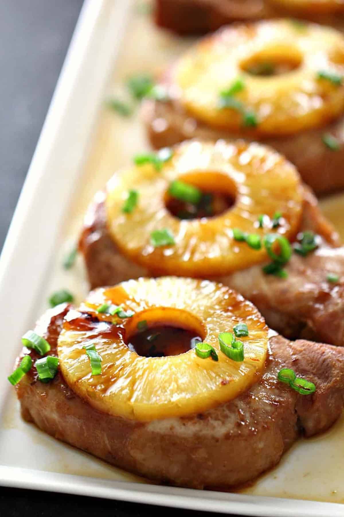 Oven Baked Teriyaki Pork Chops Recipe