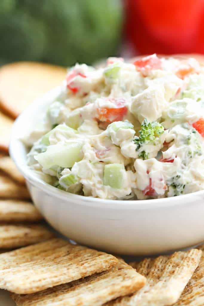 garden vegetable dip