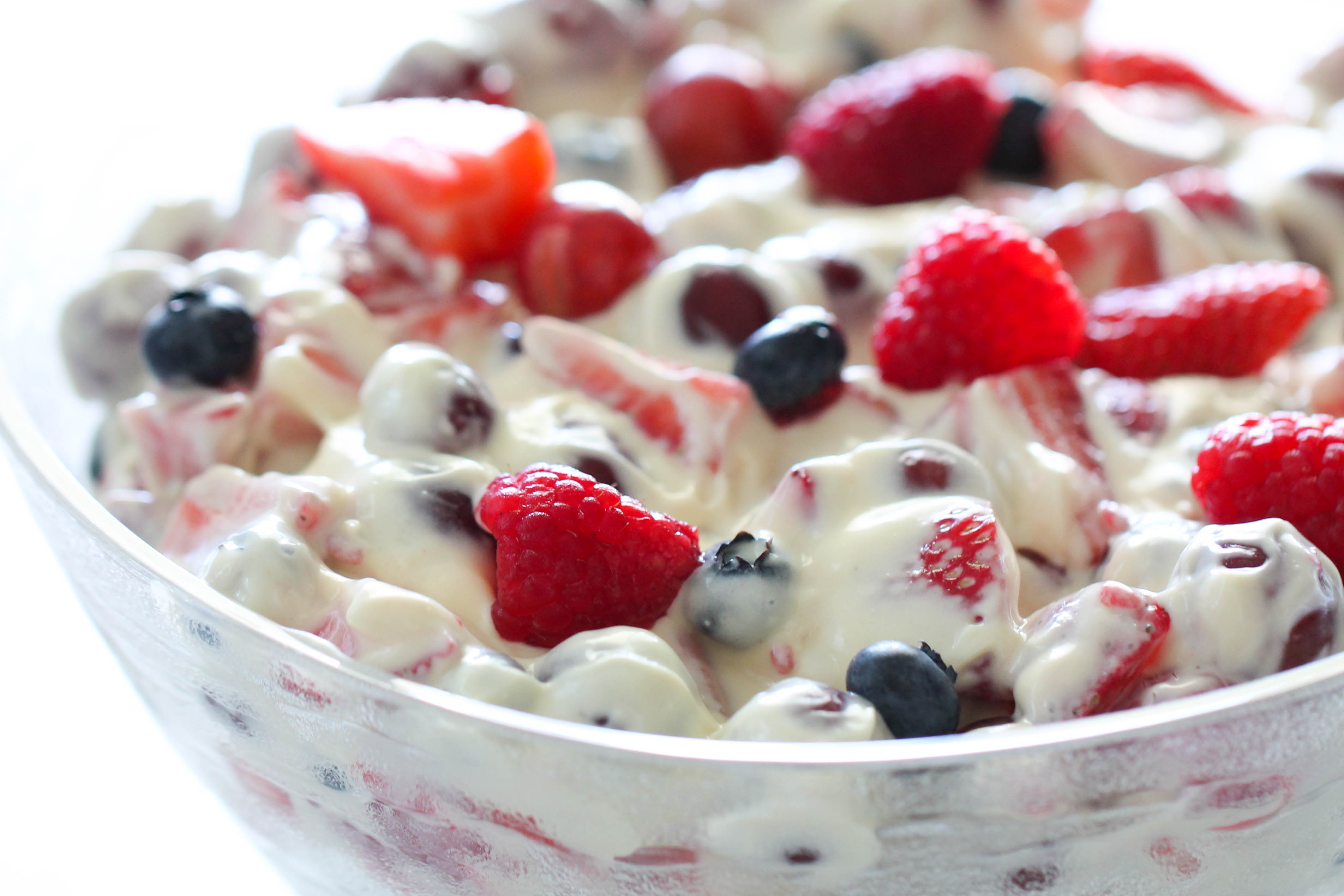 Berry Cheesecake Fruit Salad Recipe
