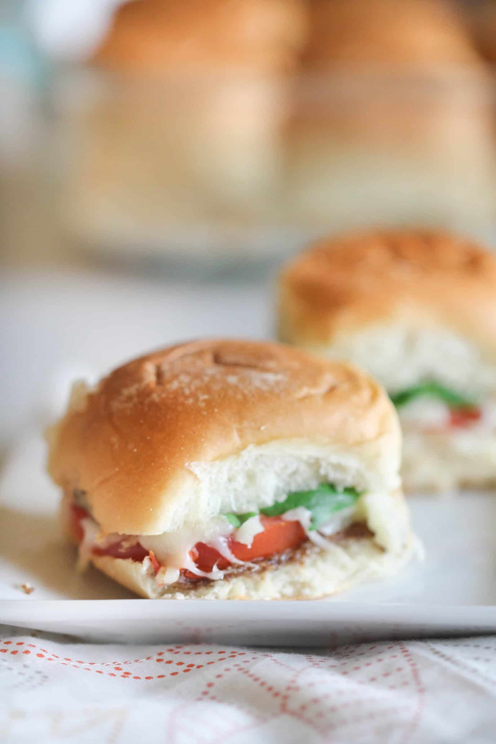 Easy Caprese Sliders Recipe