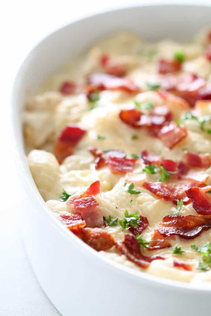 Chicken Alfredo Gnocchi Casserole  Six Sisters' Stuff