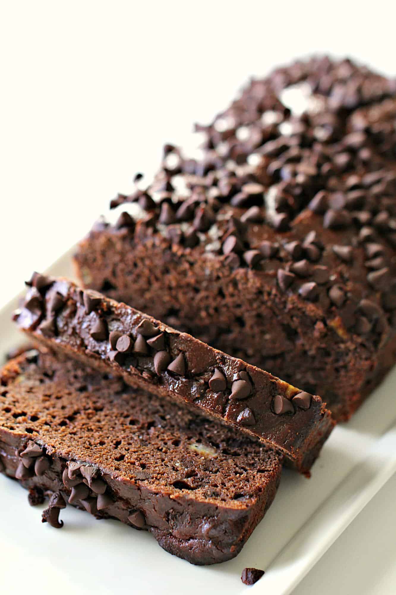 Healthier Chocolate Banana Bread Recipe