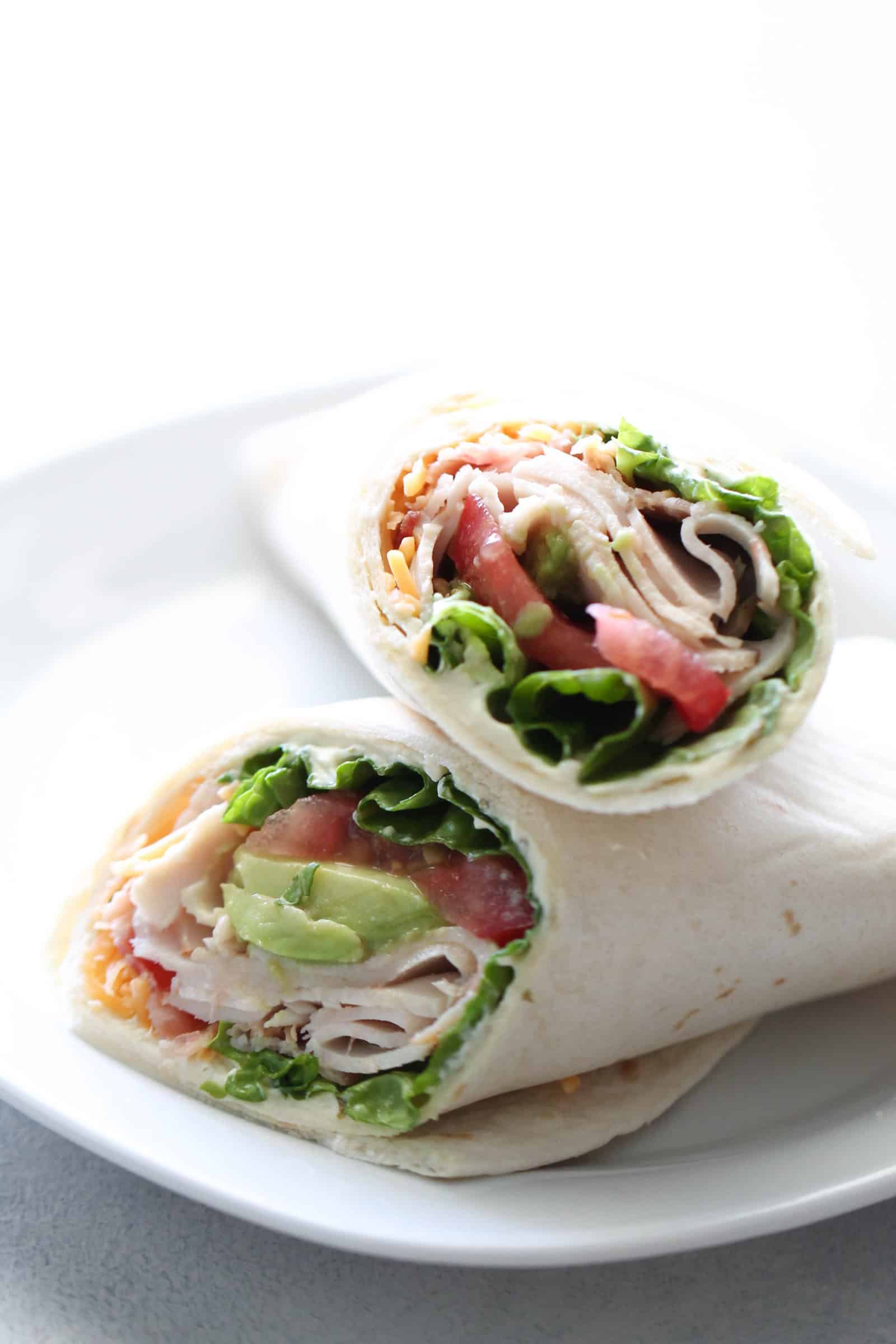 Turkey Bacon Avocado Wraps Recipe