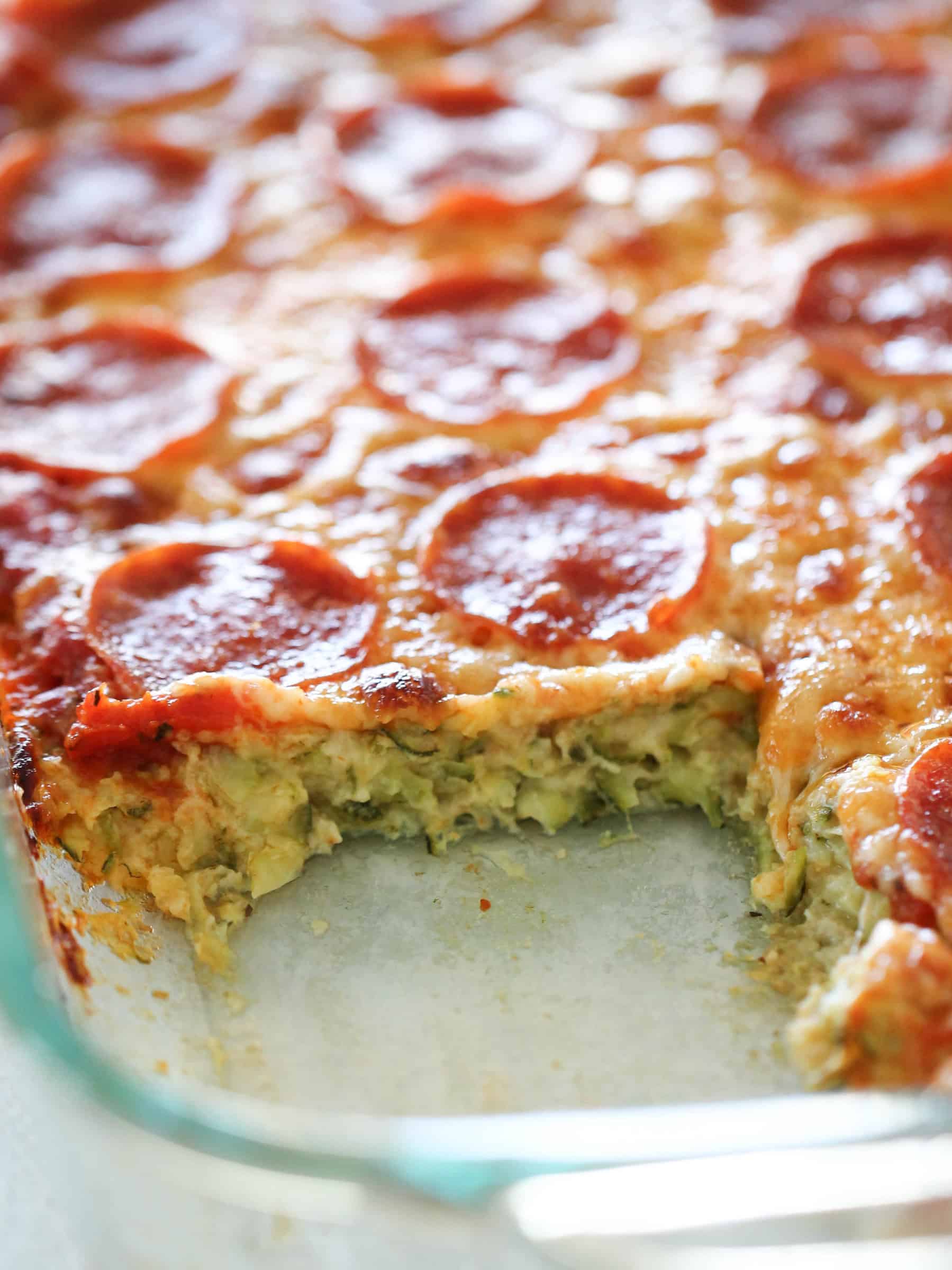 Zucchini Pizza Casserole Recipe