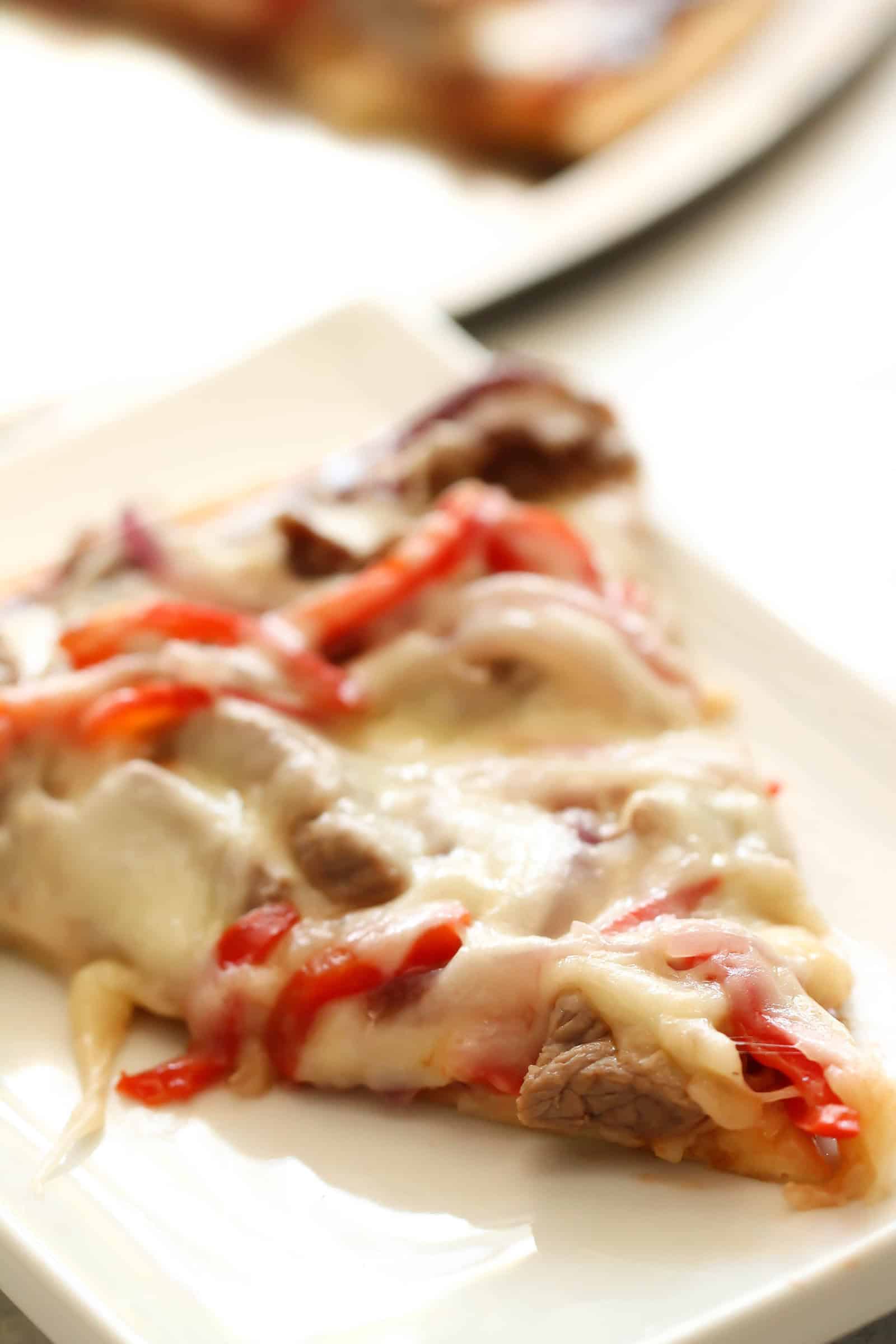 BBQ Philly Cheesesteak Pizza Recipe