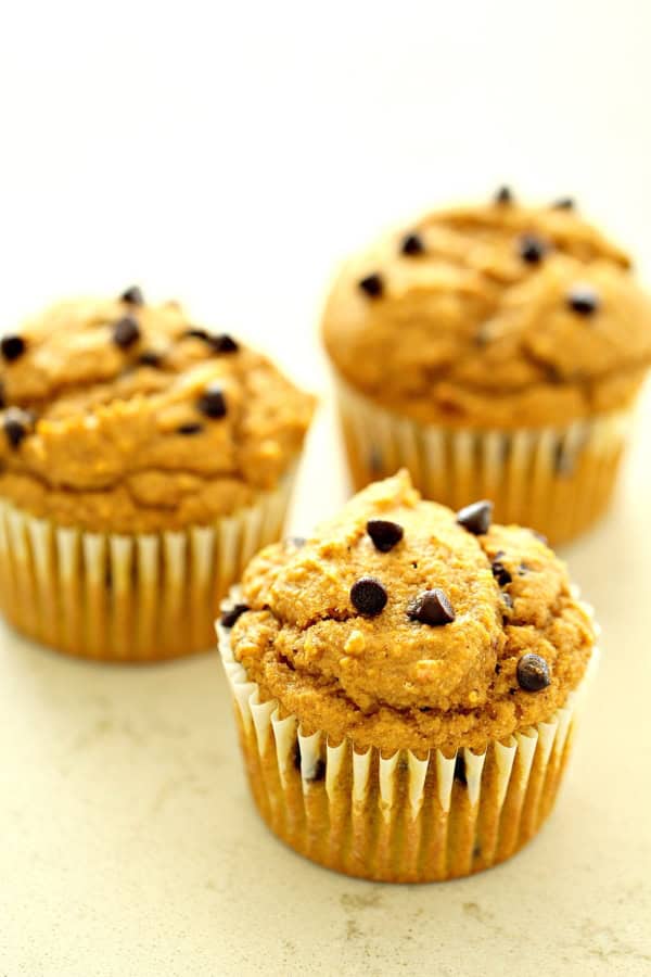 healthier pumpkin muffins