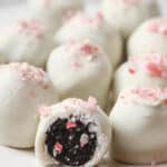 Peppermint Oreo Truffles