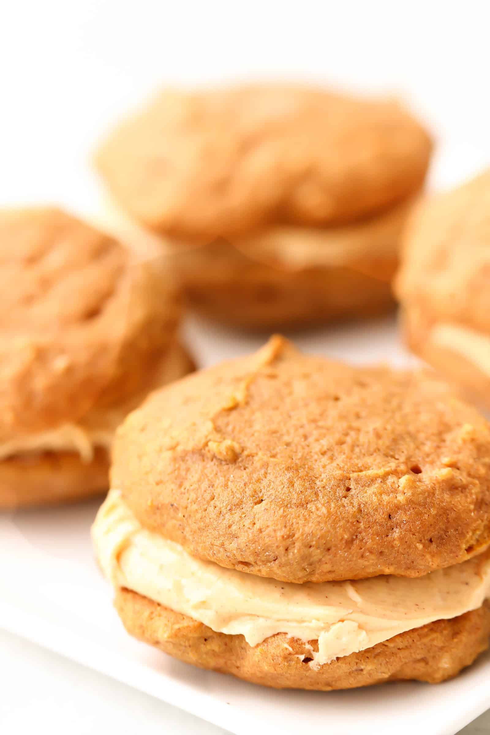 Soft Pumpkin Spice Sandwich Cookie Recipe (Whoopie Pie)