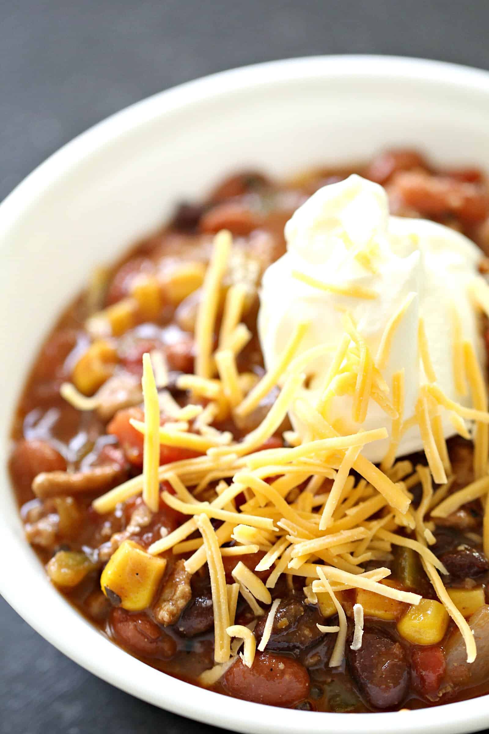 Southwest Ground Turkey Chili Recipe