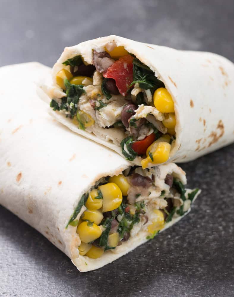 Easy Southwest Chicken Salad Wrap Recipe