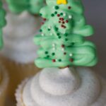 christmas tree cupcake topper