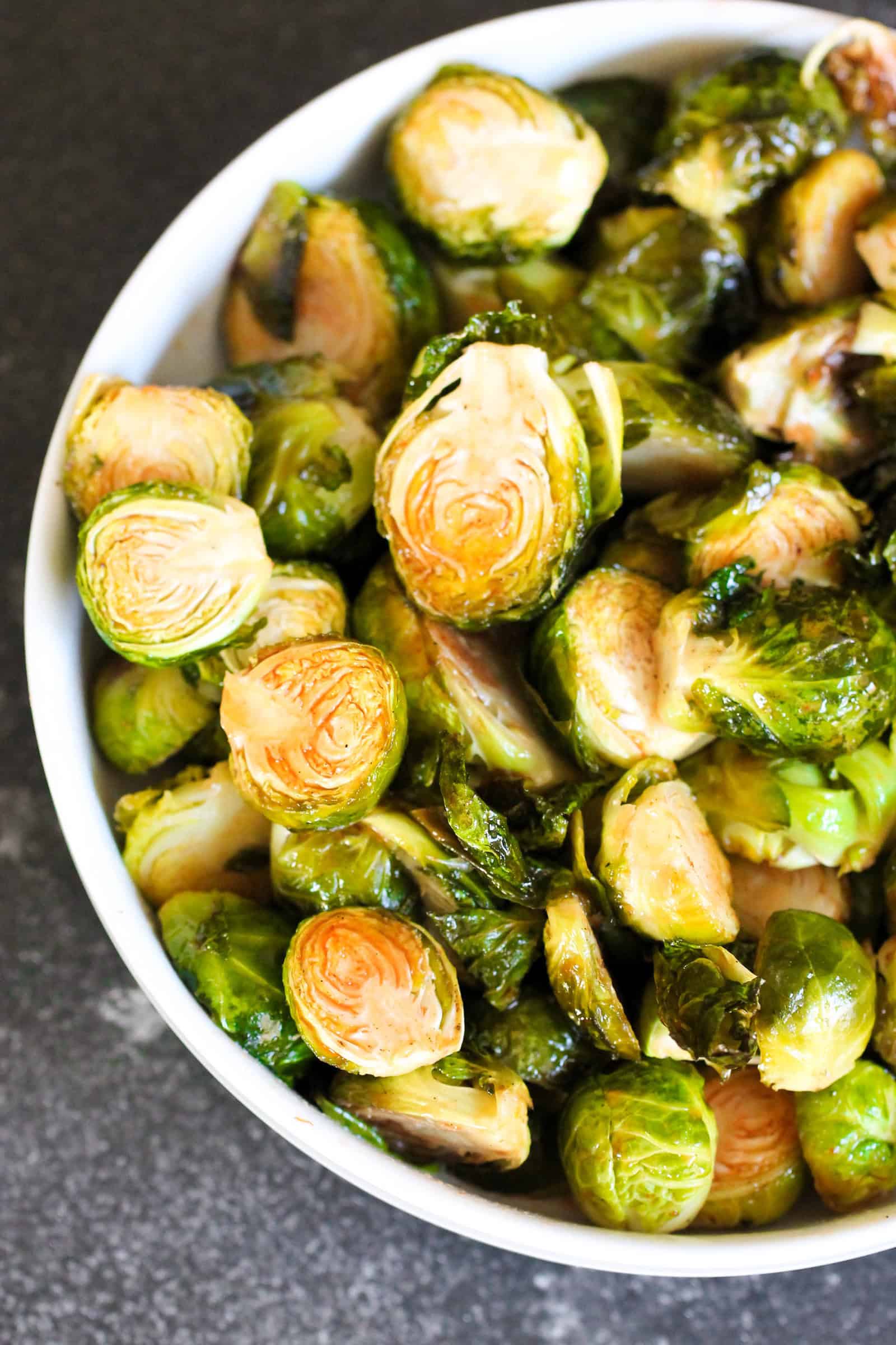 Honey Sriracha Brussels Sprouts